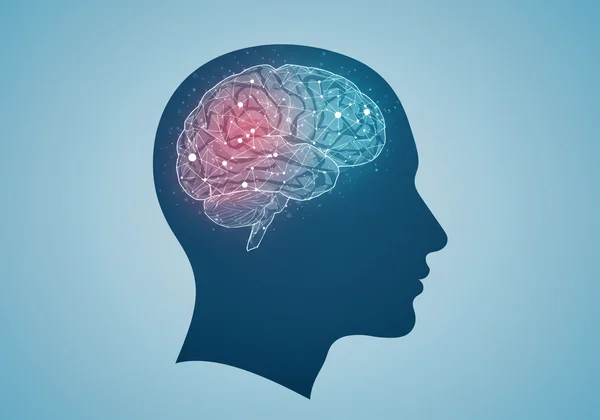 Abstract illustration of a vibrant, healthy brain.